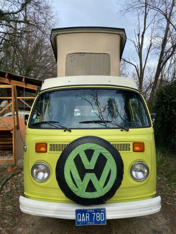 van vintage camping car