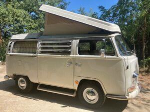 van vintage vw camping