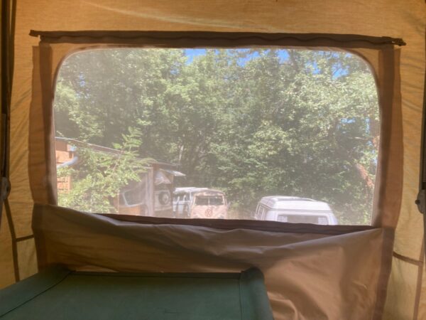 moustiquaire de toit relevable camionette aménagée